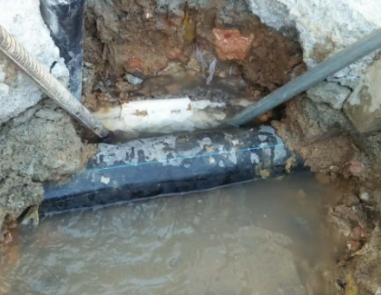 哈巴河测漏水之水管漏水